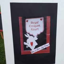 Alice Croquet Sign