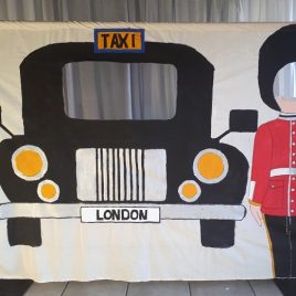 Cut Out London Taxi