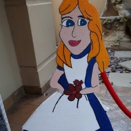Alice in Wonderland polystyrene