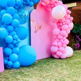 Gender Reveal Decor(balloon garland etc)